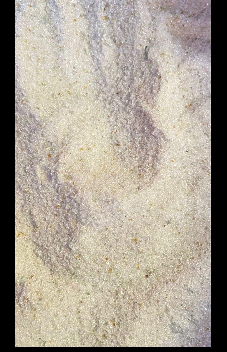 Recycled glass sand — end product